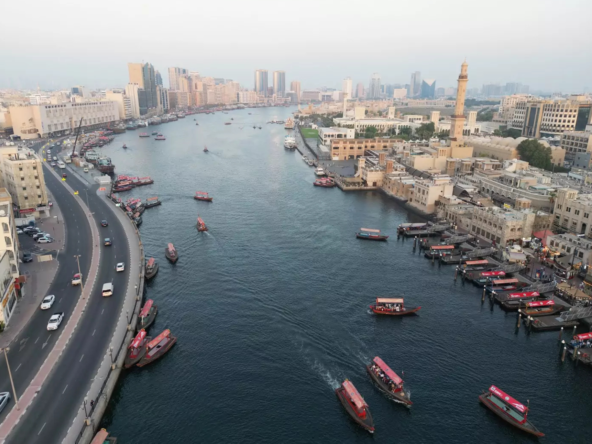 Dubai Creek Deira wharf upgrade in progress 2025