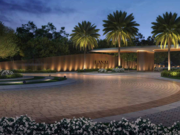 Lanai Islands Dubai luxury villa exterior view