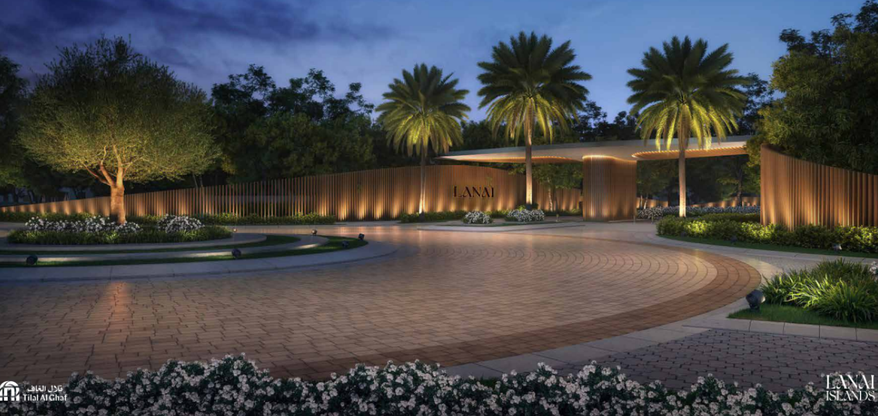 Lanai Islands Dubai luxury villa exterior view