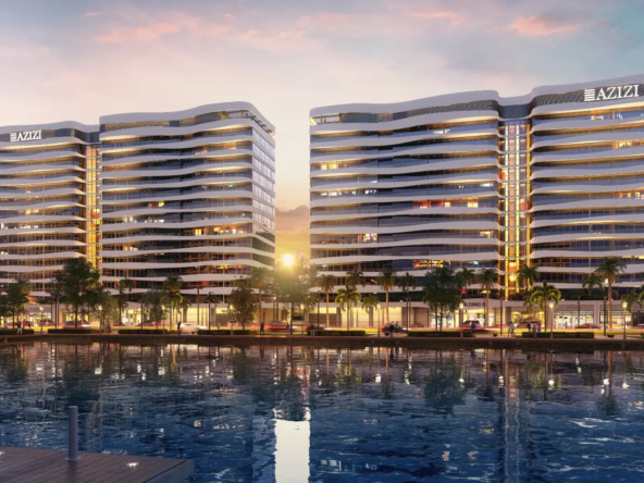 Azizi Venice location in Dubai South near airport