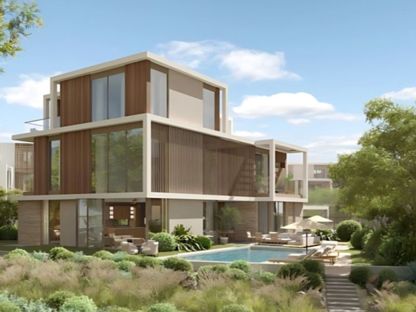 Masterplan of Acres 3 by Estates by Meraas showing green spaces and layout