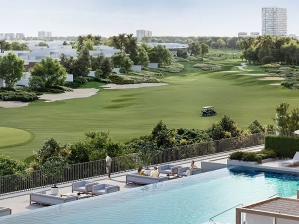 Park and green spaces near Golf Meadow Emaar South homes