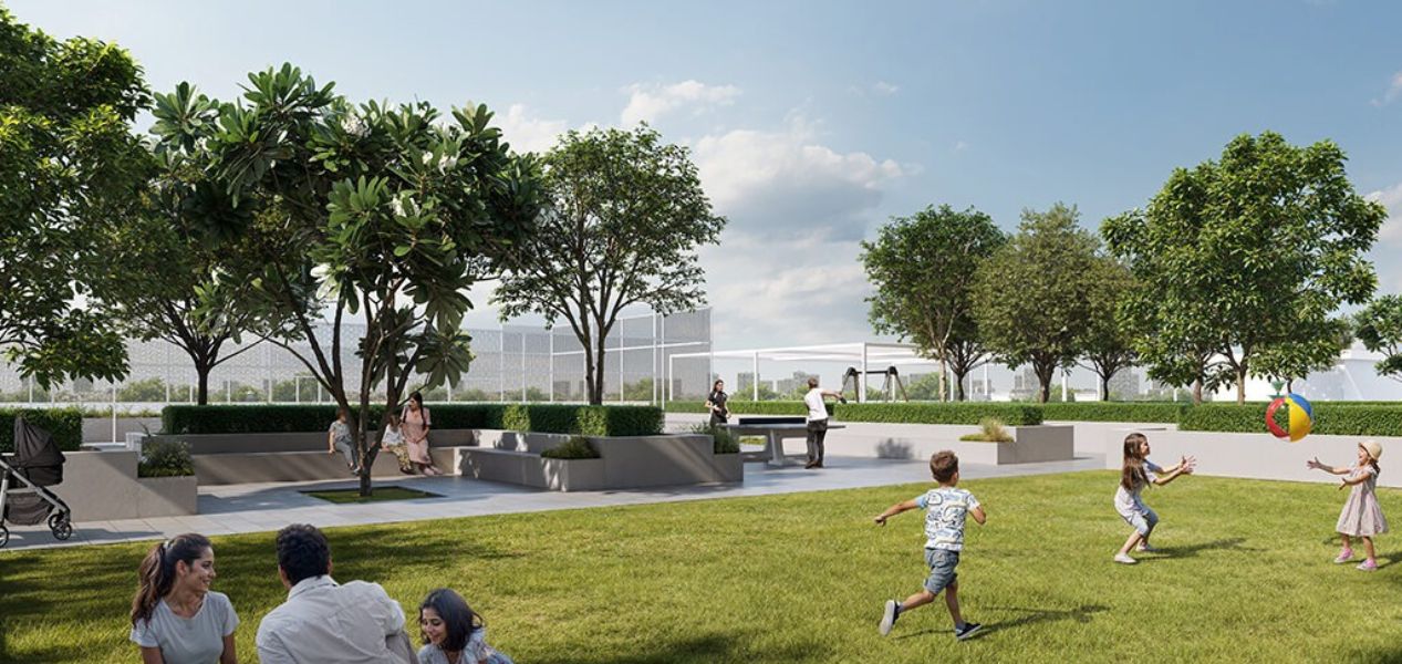 Park near Golf Meadow Emaar South homes