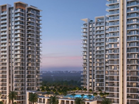 Exterior view of Rosehill by Emaar at Dubai Hills Estate showcasing modern architecture