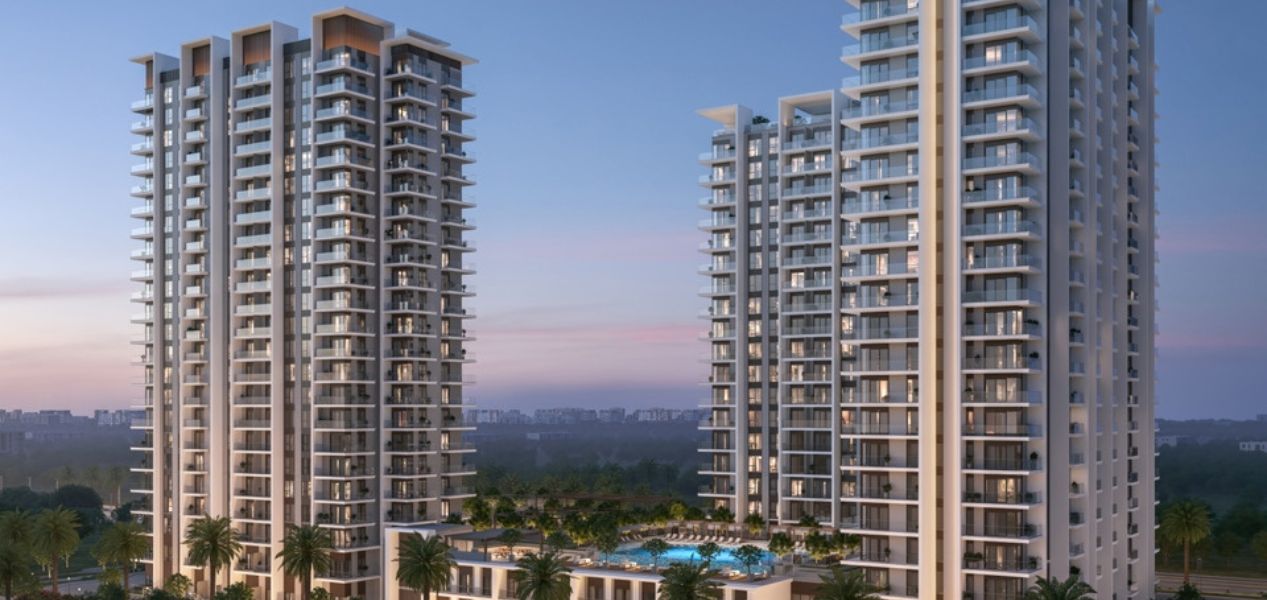 Exterior view of Rosehill by Emaar at Dubai Hills Estate showcasing modern architecture