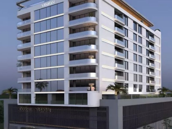 Coral by Vision at Al Satwa Dubai luxury apartments with premium glass-fronted design.