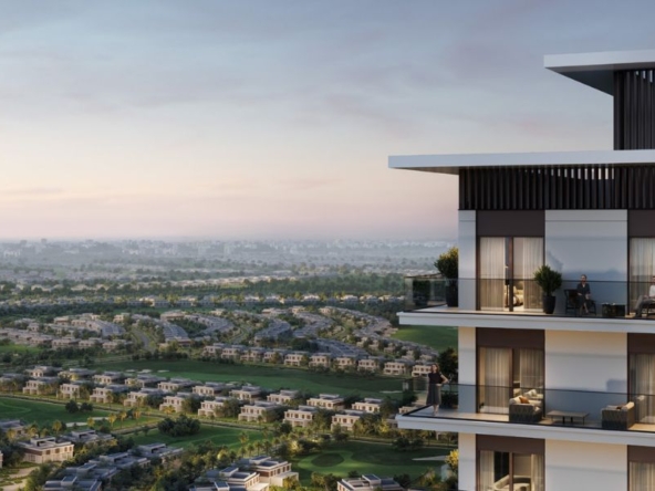 Green community park near Rosehill by Emaar at Dubai Hills Estate