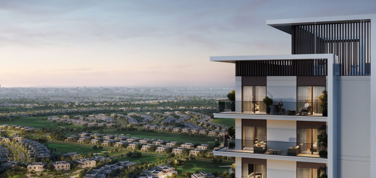 Green community park near Rosehill by Emaar at Dubai Hills Estate