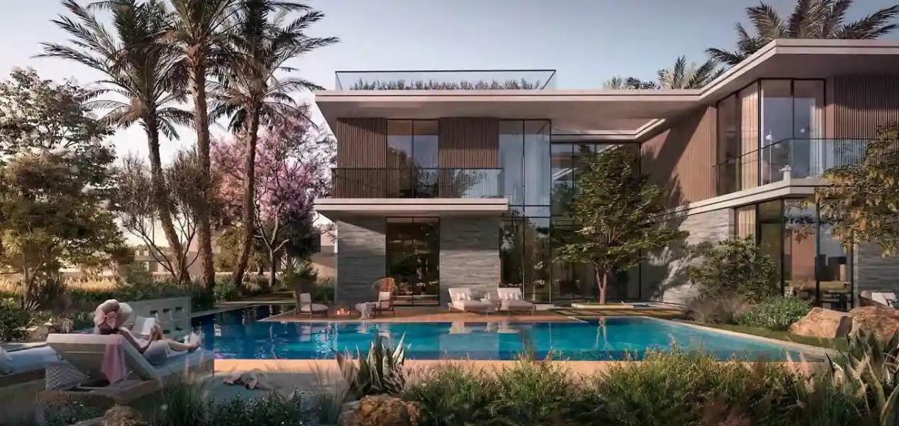 uxury villa with private pool at Rise By Athlon 4 Dubailand offering premium living