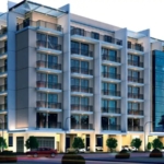 Exterior view of Sports View Residence Dubailand showcasing modern architecture