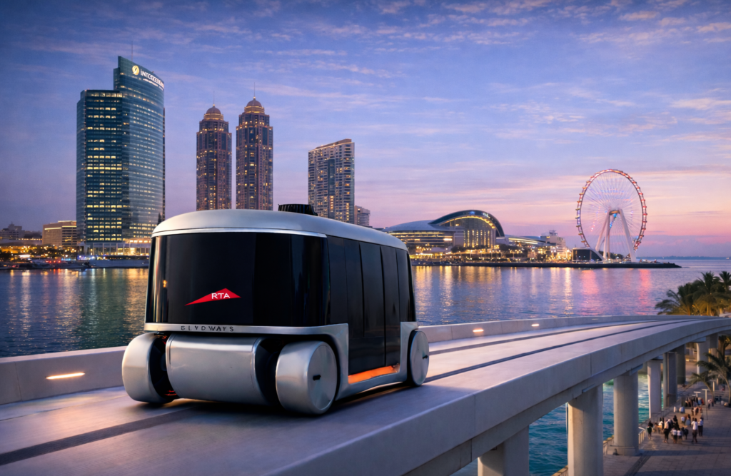 Dubai self-driving pods 5