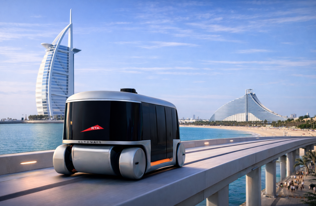 Dubai self-driving pods 3