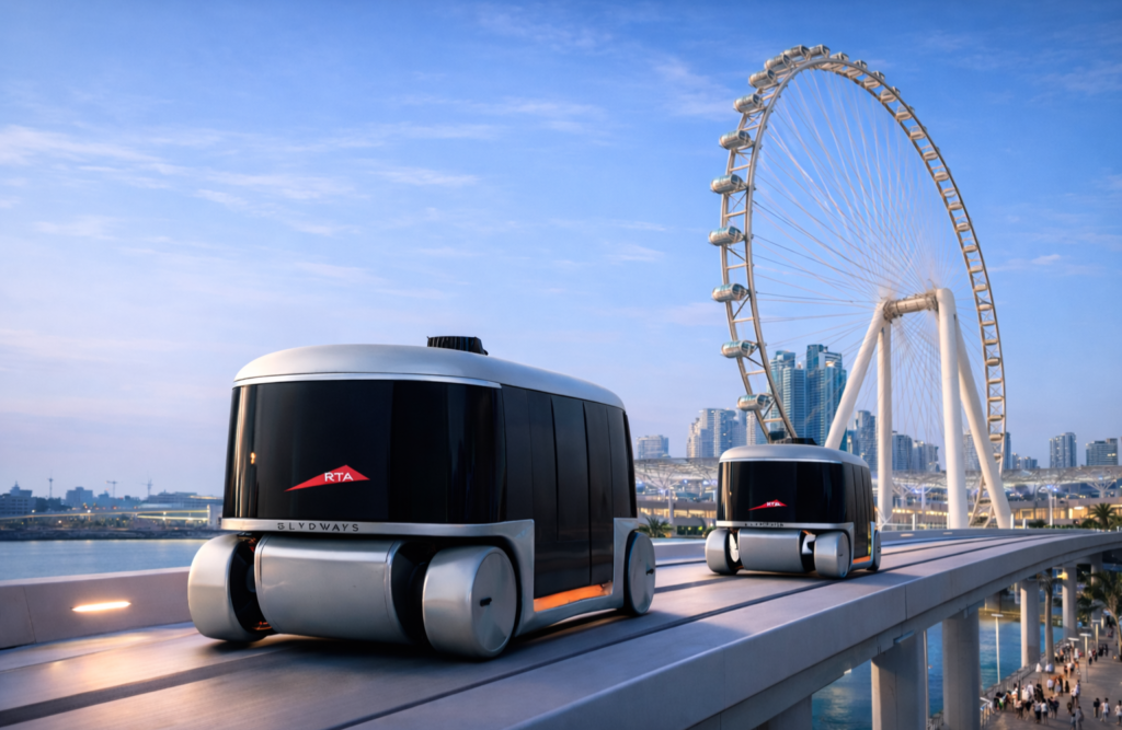 Dubai self-driving pods 3