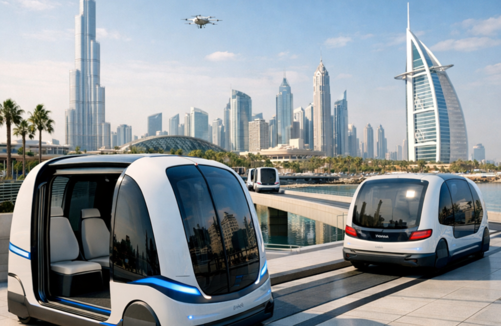 Dubai self-driving pods 2