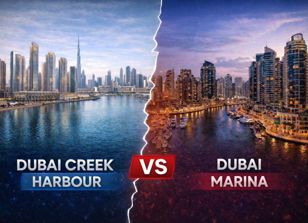 Dubai Creek Harbour vs Dubai Marina